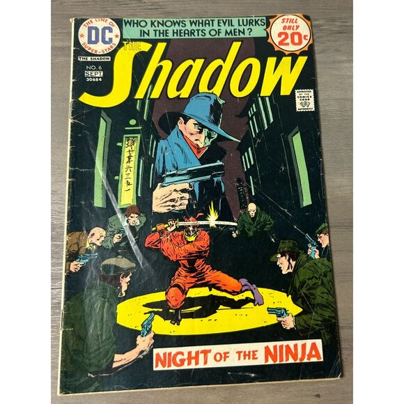 The Shadow Comic Book No. 6 September 1974 Night Of The Ninja DC Comics Vintage - Picture 2 of 5